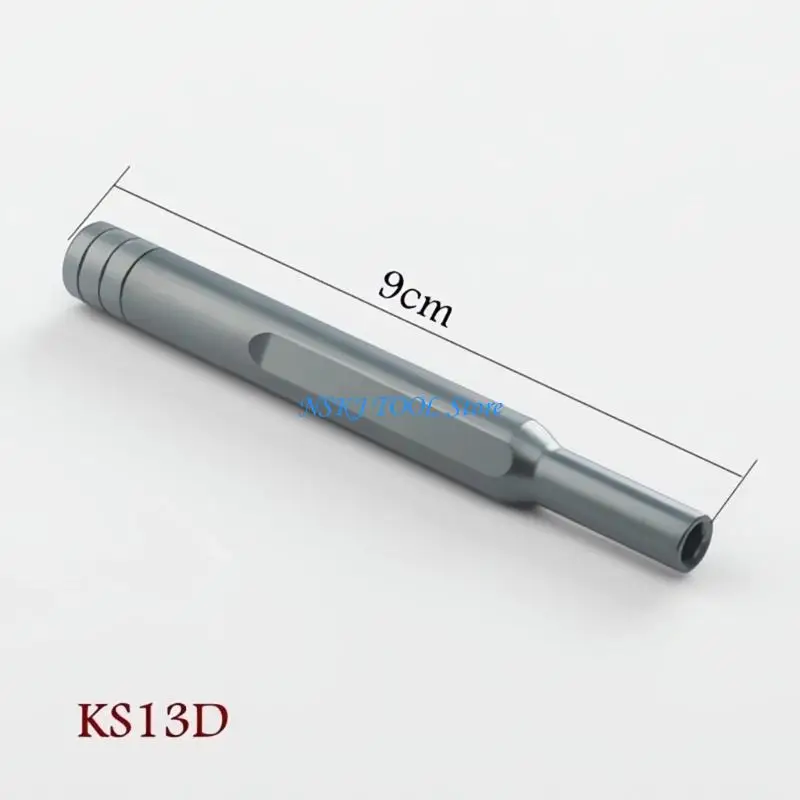 L8RC Compactly And Durability Aluminum Screwdriver Handle For H4 Bit Smooth Operation For Crafts And Repairs Tool