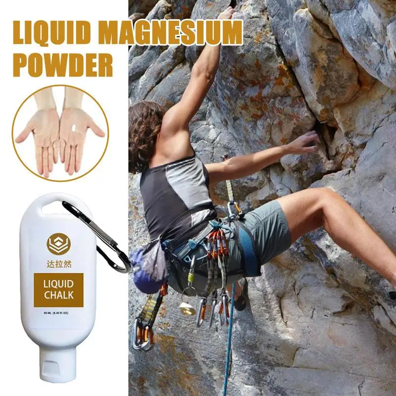 30/50/100ml Gymnastics Chalk Long Lasting Mess-Free Liquid Chalk Non-Slip Quick-Drying Portable and Sweatproof for Rock Climbing