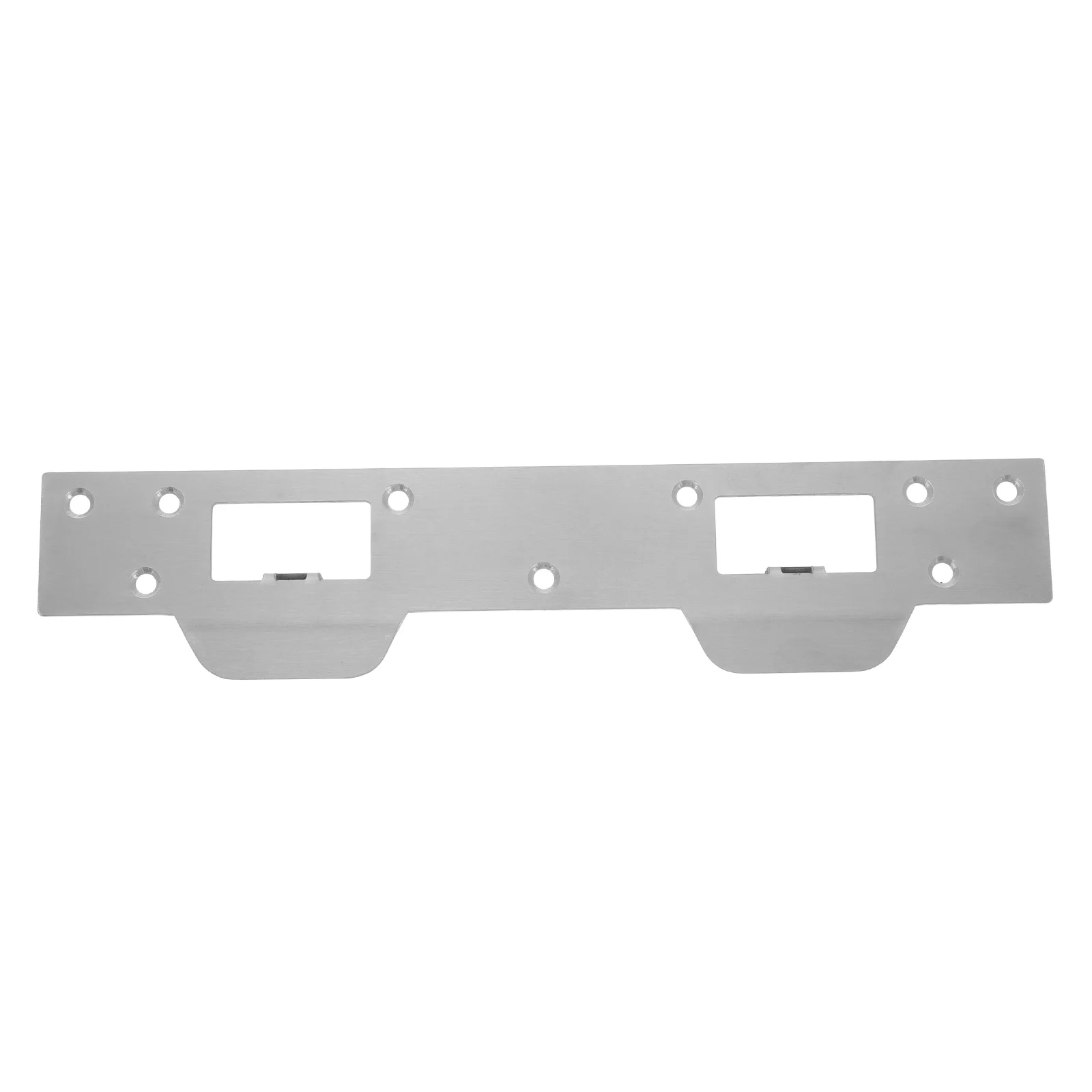 

Latch Attack Board Door Strike Reinforced Plate Stainless Steel Repair Kit Heavy Duty Security Double Hole Latch Exterior