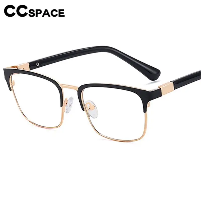

57343 Metal Anti Blue Light Glasses Ultralight Optical Spectacles Frames Men Women Spring Hinge Prescription Eyeglass