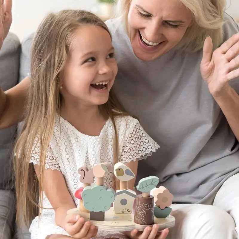 Jouets d'apprentissage en bois pour enfants, jouets d'animaux, activité précoce, motricité fine et document