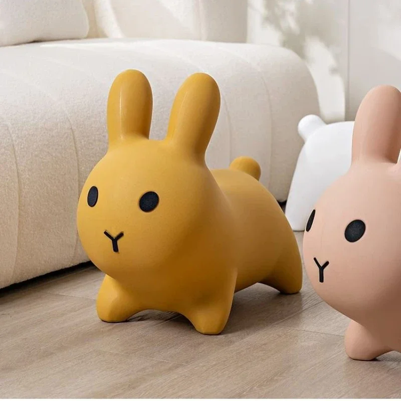 

Nordic modern Cartoon Stool Home Creative Fun Rabbit-shaped Bench Animal Cute Stools Living Room Furniture Ottomans PE Plastics