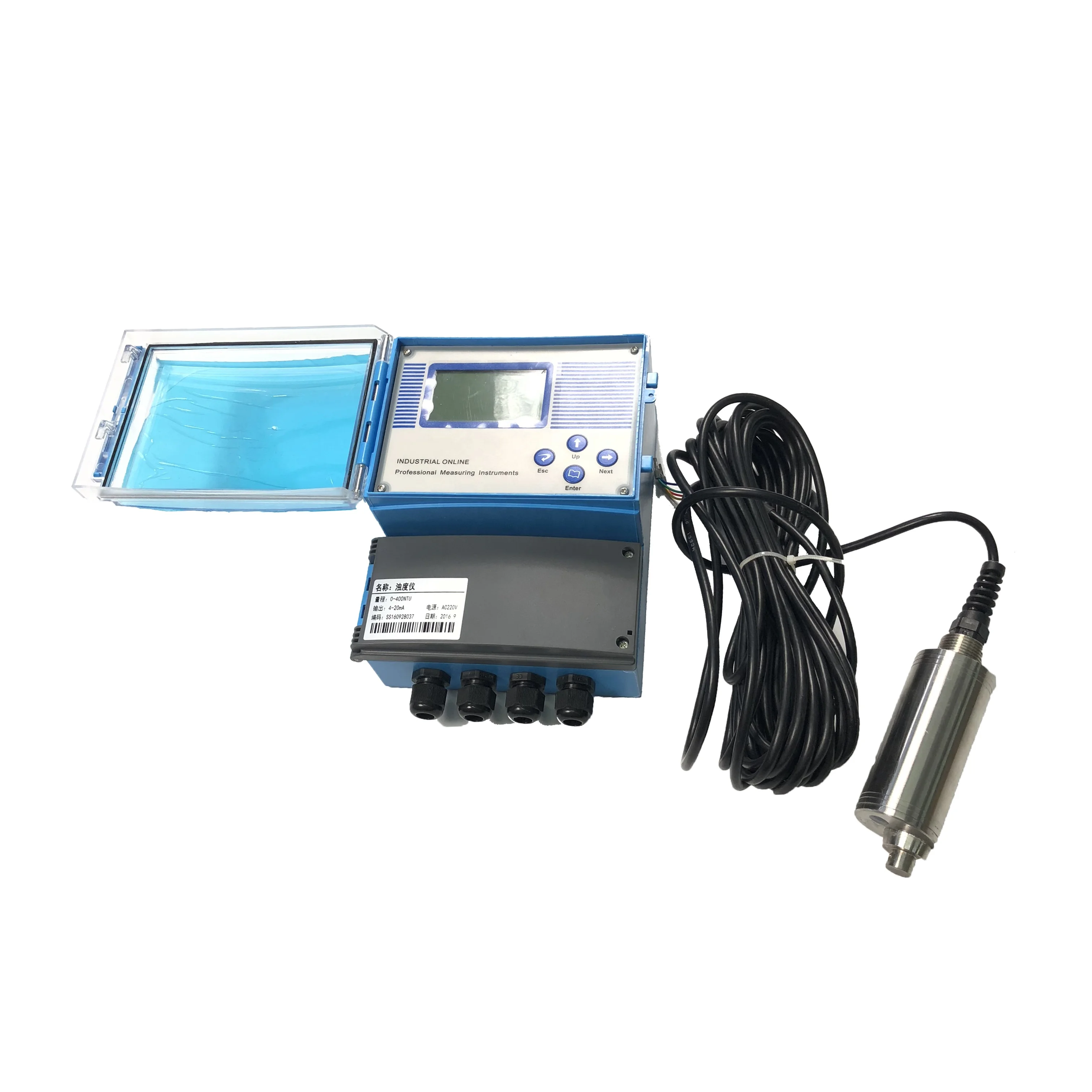 Apure digital water turbidimeter industrial online turbidity controller meter with sensor