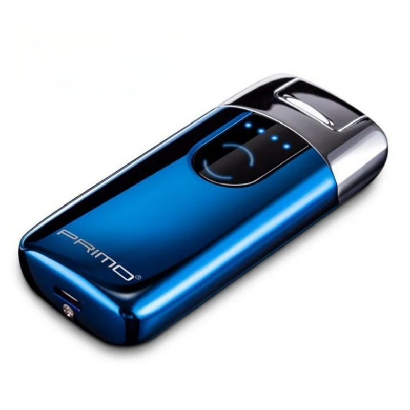 

Suspended Induction Dual Arc Fingerprint Charging Lighter USB Charging Power Display Windproof Flameless Lighter High-End Gift