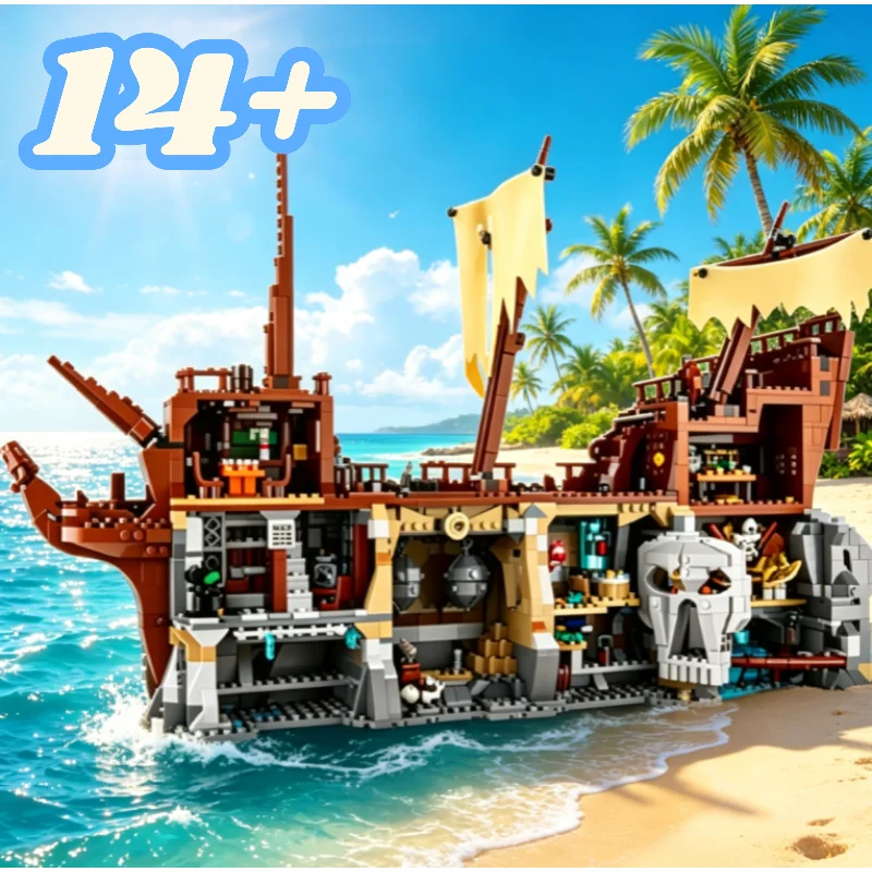 2912pcs 2026 New Goonie Model Moc Building Block Sets Expert Architecture Ideas Decor Bricks Birthday Party Toys For Adult Gifts
