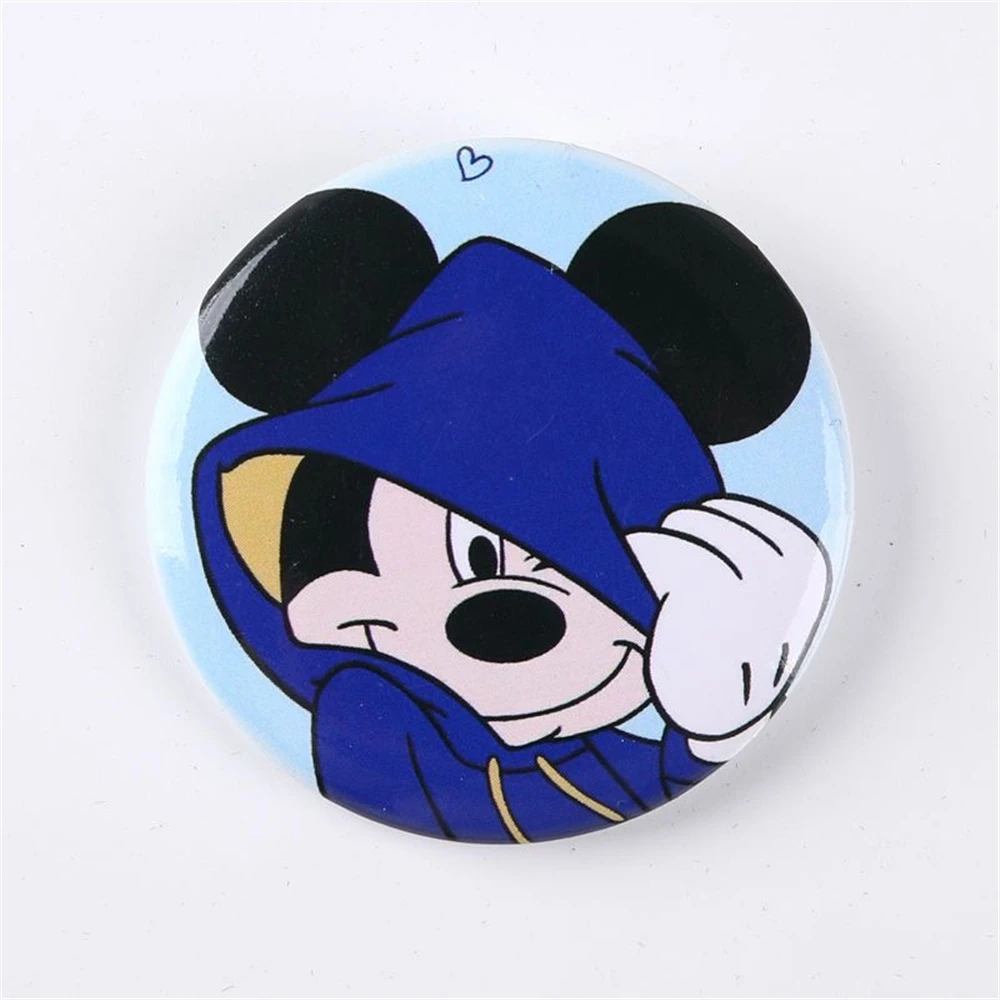 Anime Mickey Minnie Mouse Judy Hopps Nick Wilde Cosplay Costume Badge Pin SPTE Tinplate Brooch Accessories Prop Xmas Gift