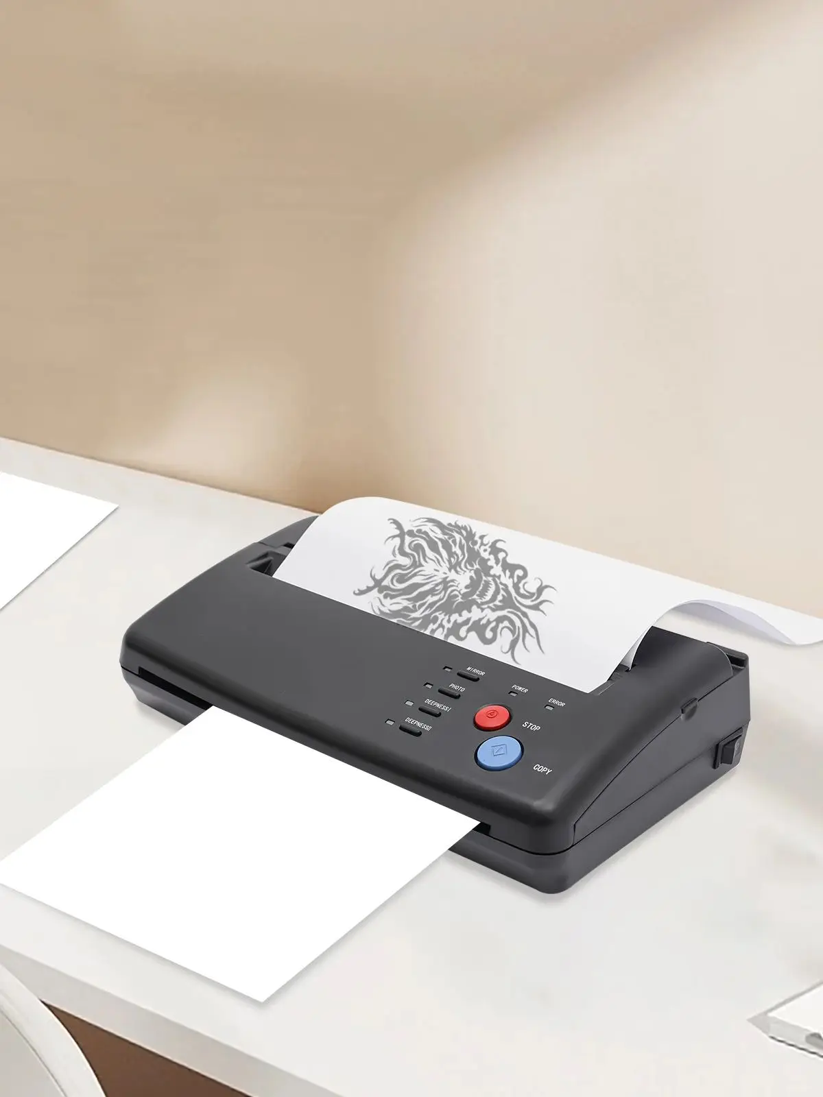 Tattoo Transfer Machine Sjablonen Apparaat Copier Printer Tekening Thermische Gereedschappen voor Tattoo Foto's Transfer Papier Kopie voor Beginners - afbeelding 2
