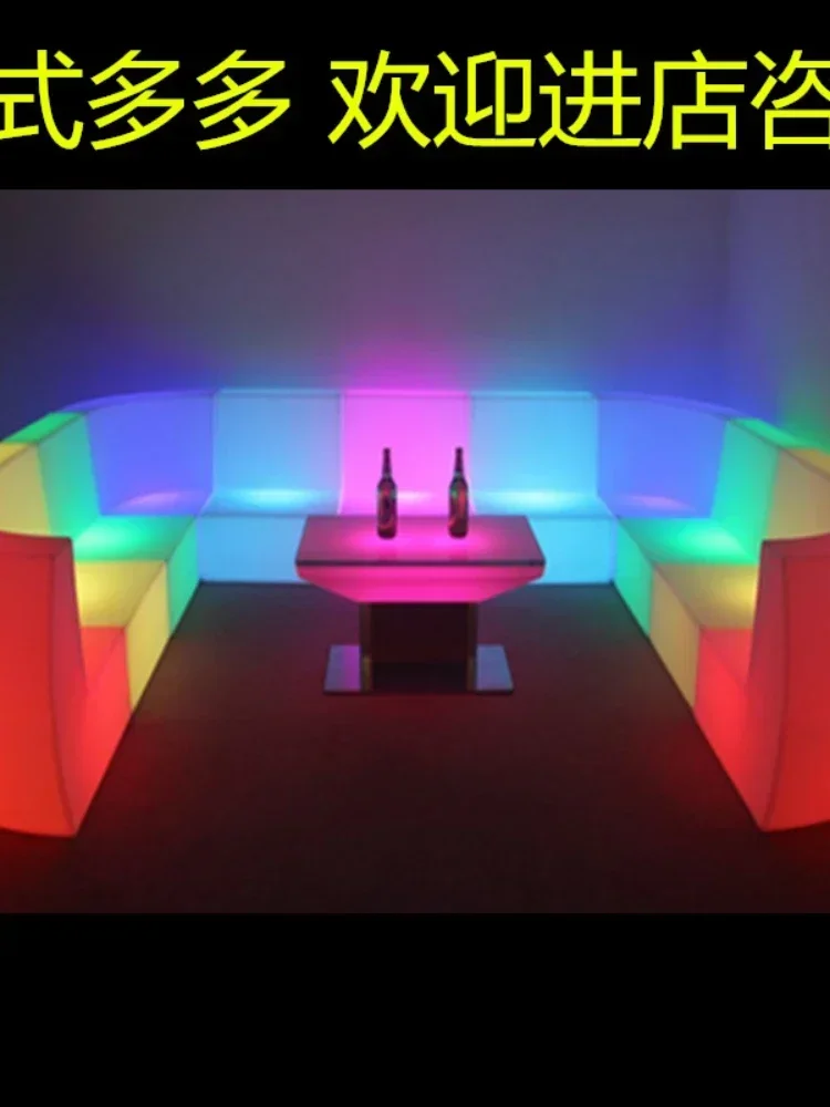 طاولات وكراسي أريكة باعثة للضوء، حامل سطح السفينة، أثاث كرسي بذراعين للمقعد غير الرسمي في الهواء الطلق #2