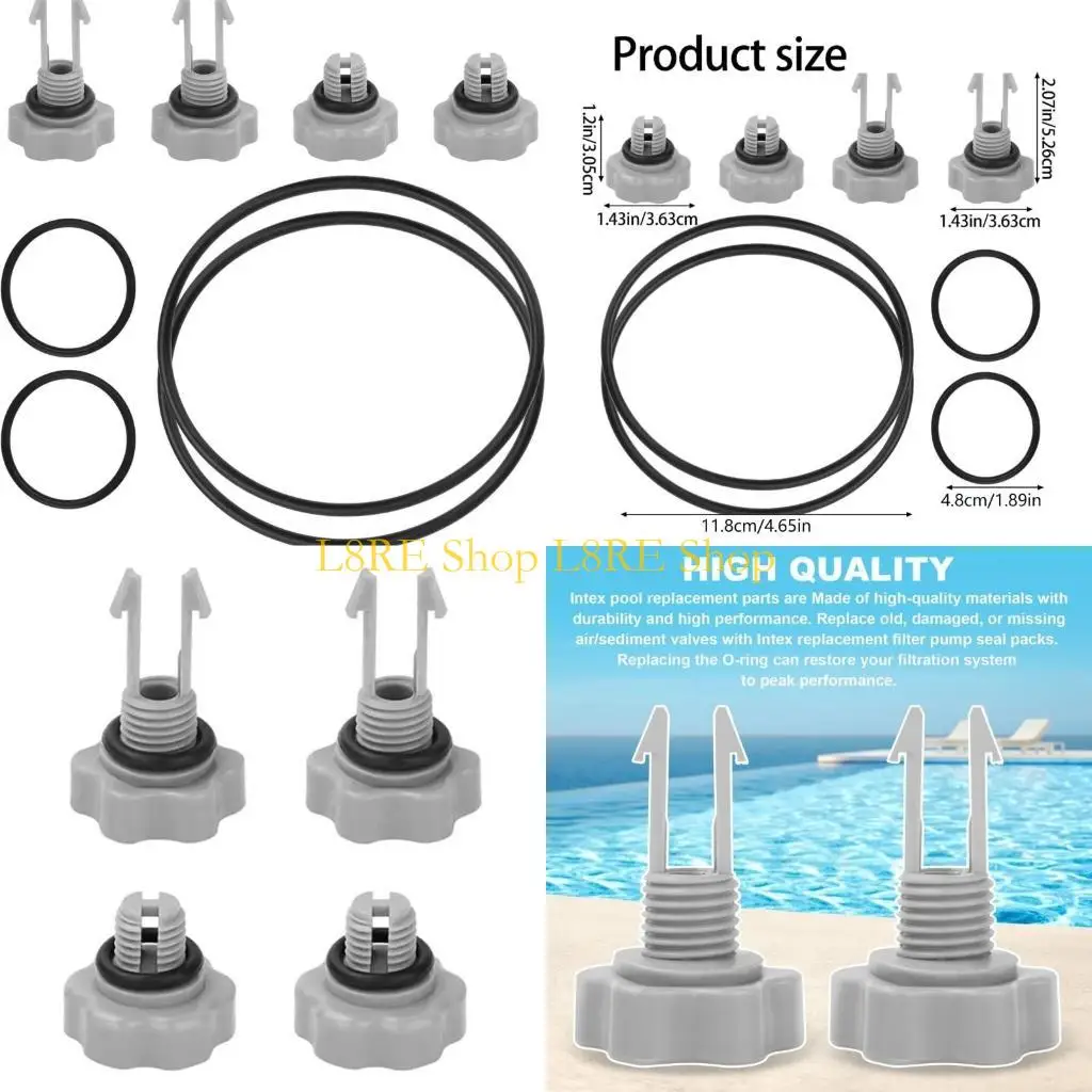 L8RE Multifunzionale Soluzione della pompa sigillazione Valvole rilascio Set riparazione della pompa filtro i