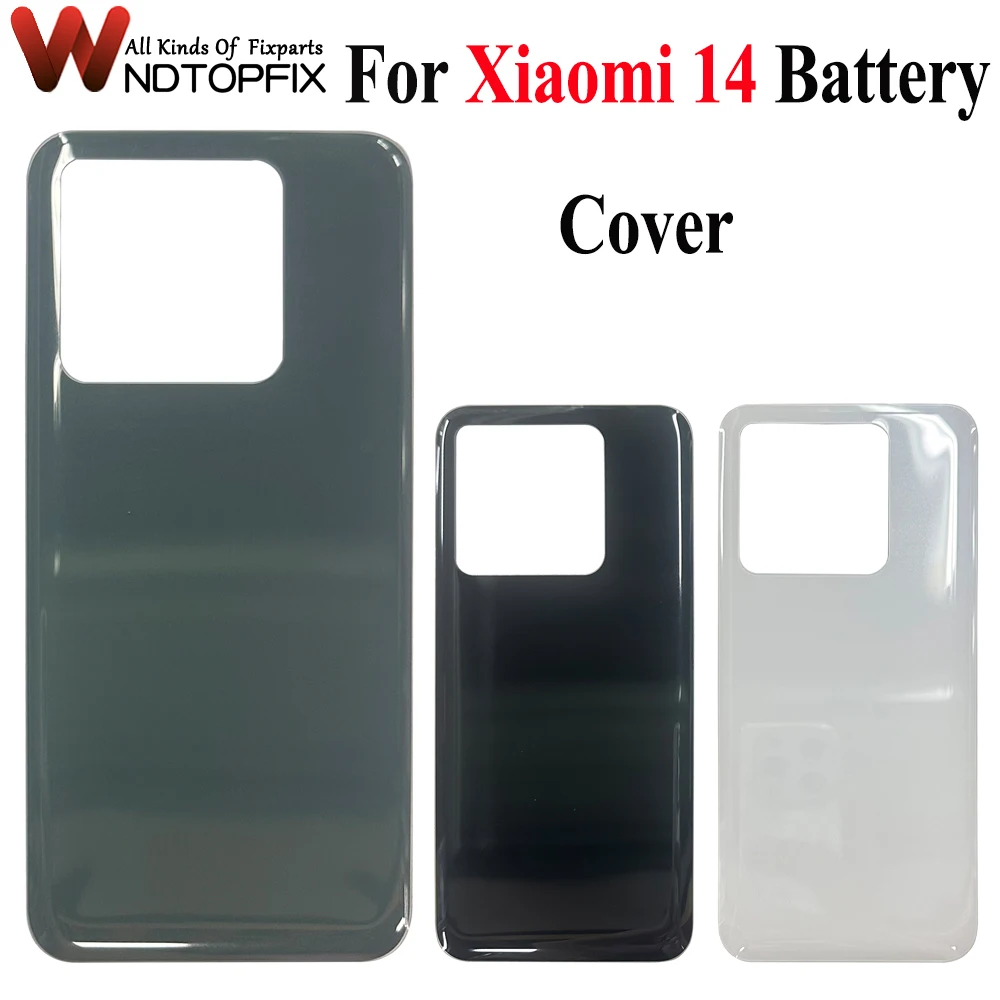 

New 6.36" For Xiaomi 14 23127PN0CC 23127PN0CG Battery Cover Back Glass Panel Rear Housing Door Case For Xiaomi 14 Back Cover