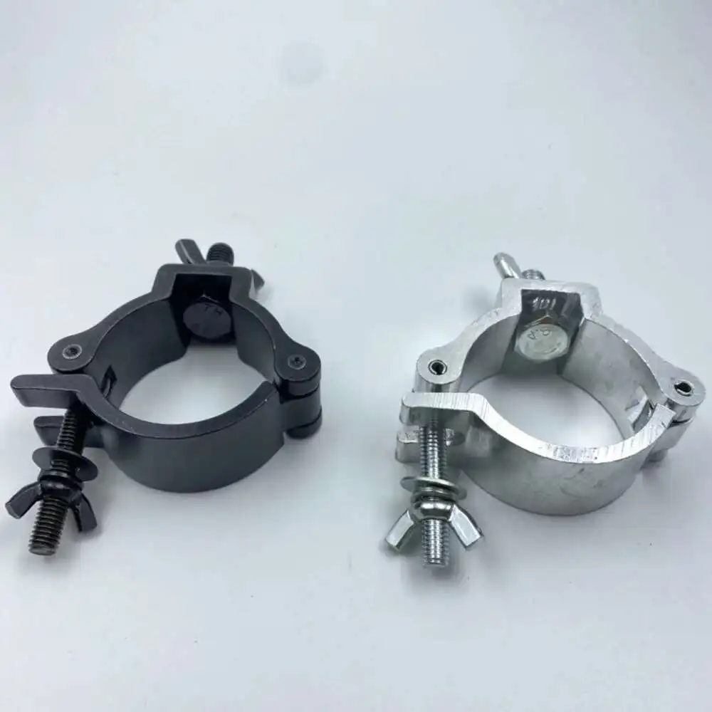 Stage Truss Clamp Para Luces Aluminum Clamp Hook O Lock Bracket Mobile DJ Speaker Stand Clamps For Moving Head Light DMX LED Par