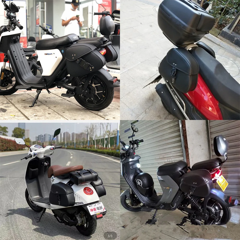 Gepäckträger-Hecktaschen für Sportster 883 1200 Honda Yamaha Suzuki Motorrad-Satteltaschen Motorrad-Seitentaschen Aufbewahrungswerkzeugteile – Detail 33
