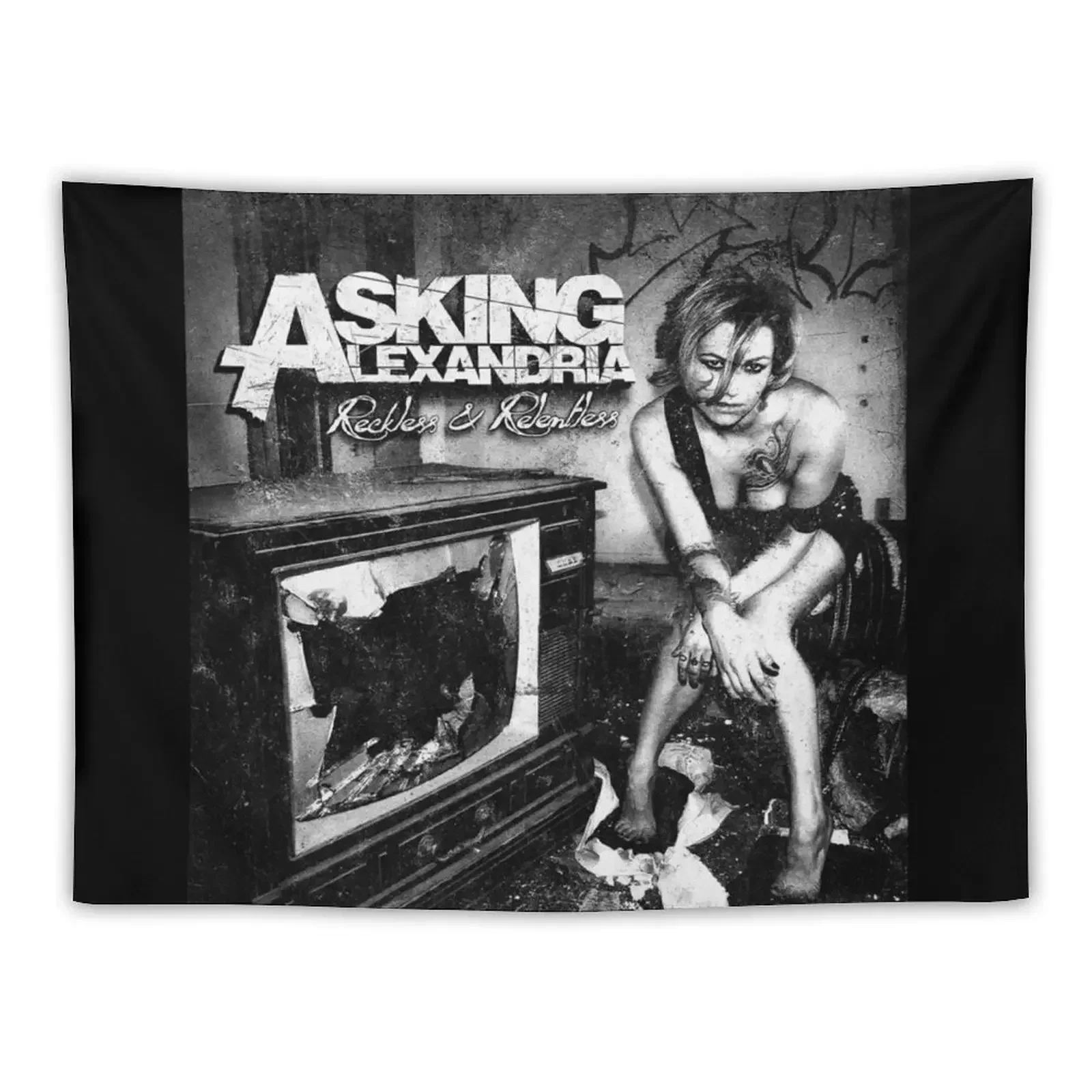 

Asking Alexandria Reckless relentless Tapestry Wall Decor Hanging Home Decorators Decorations For Room Tapestry