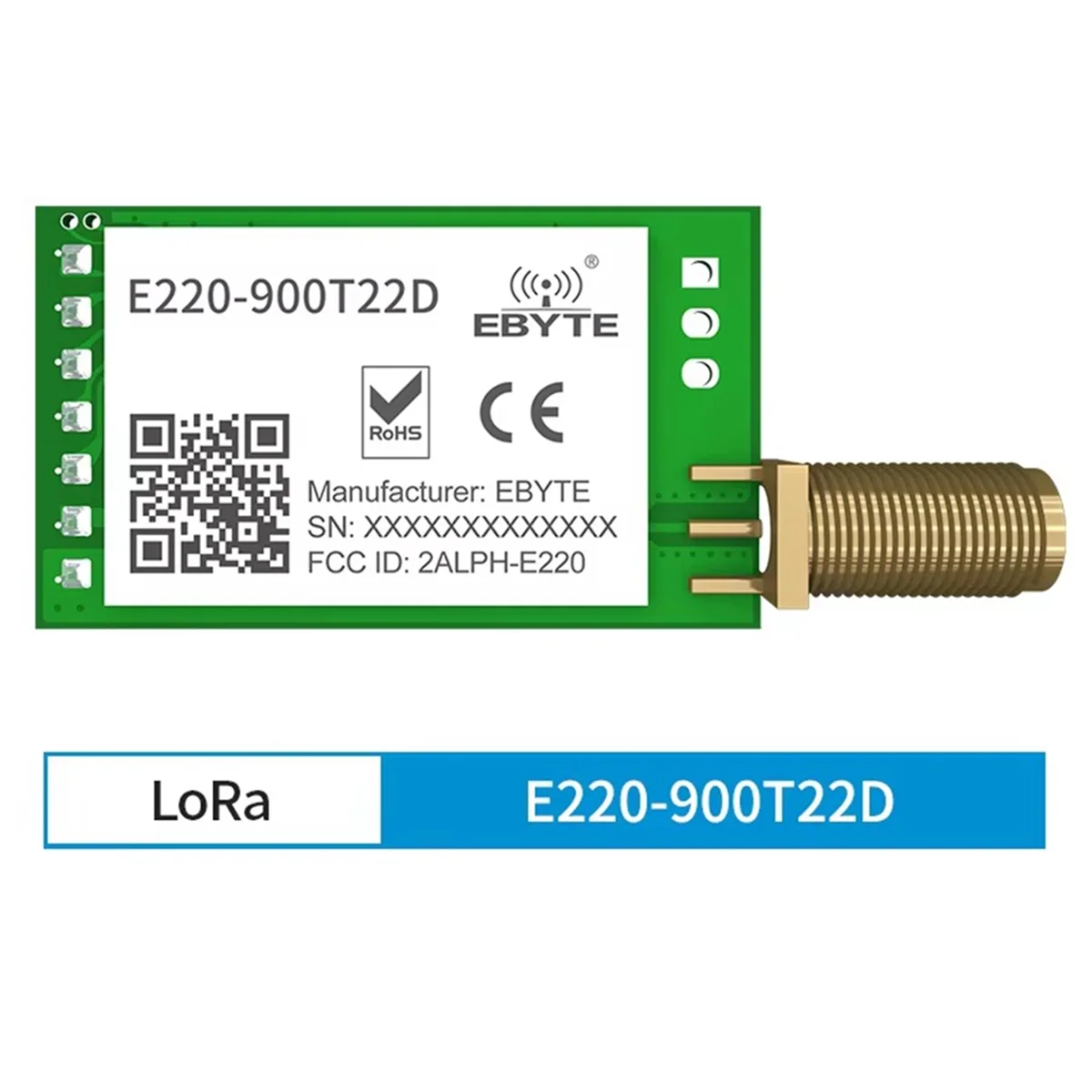 RIRI EBYTE LoRa LLCC68 Беспроводной модуль 868 МГц 915 МГц 22 дБм дальнего действия 5 км E220-900T22D SMA-K UART RSSI передатчик-приемник DIP
