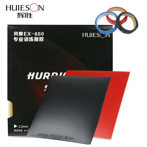 Huieson Hurricane Storm EX-600 Goma de tenis de mesa, espinillas en 2,2mm, ataque rápido, Ping Pong