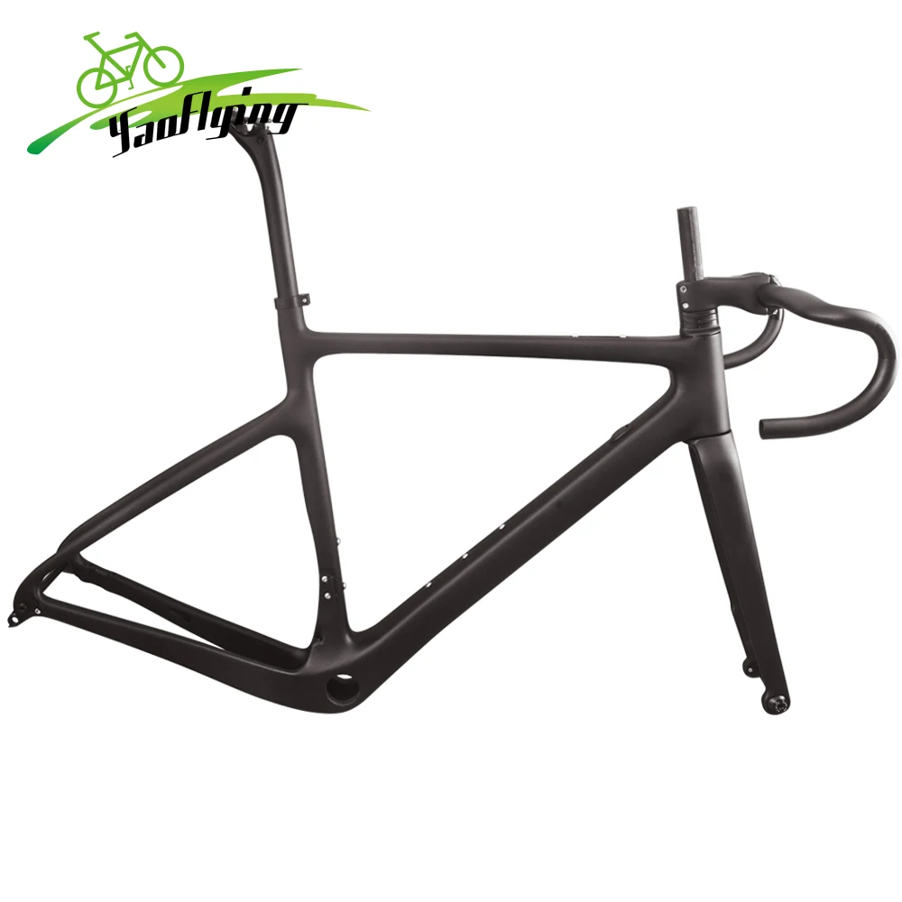 

Карбоновая рама для гравийного велосипеда Airwolf 700*40C, размеры 48, 51, 54, 56, 58 см, карбоновая рама для кросс-кантри, карбоновая рама для велосипеда с креплением BB Right