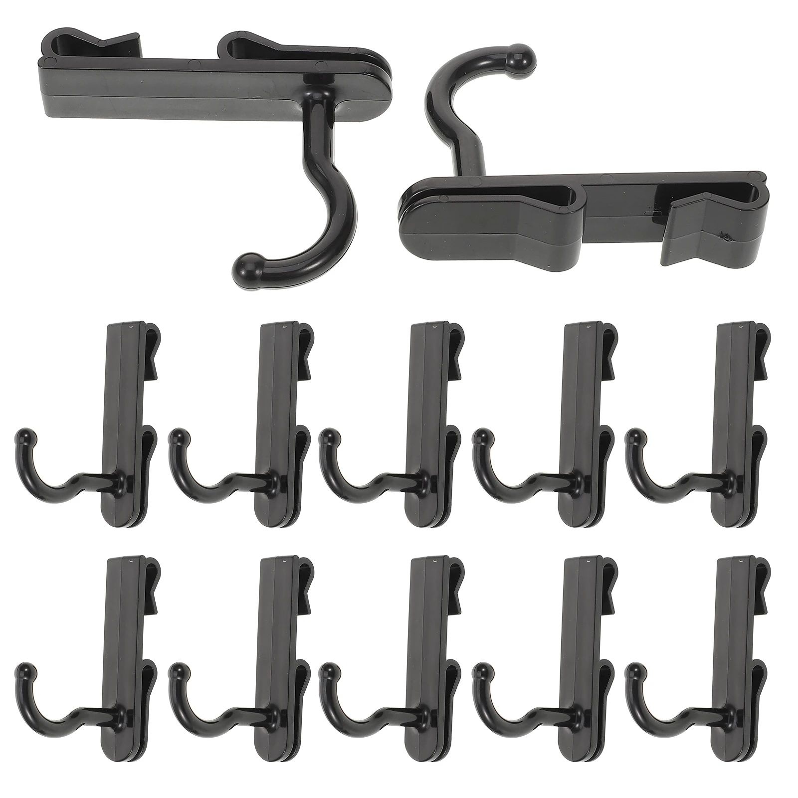 

24Pcs Plastic Hooks for Hanging Garland Picture Rails Display Grid Wall Organizer Hooks for Hanging Garland