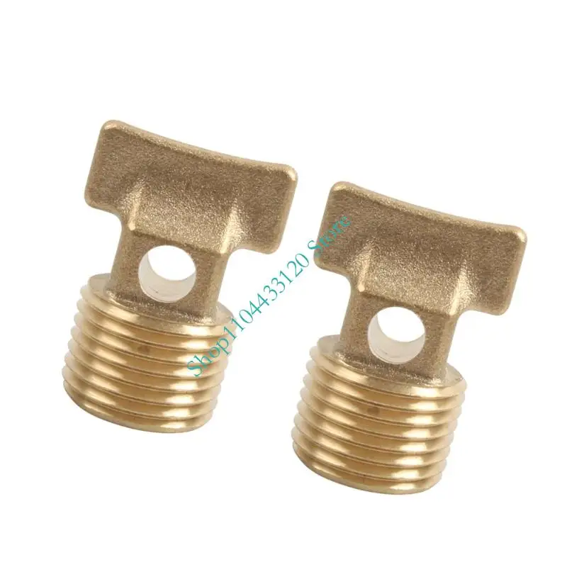 1/2in NPT Brass Drain Plug for Marine Use for Corrosion Resistance Fits Boat Drains No Adapters Needed Simple Operation view 3