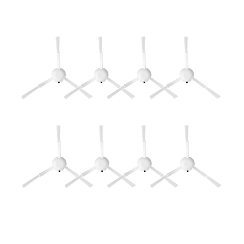 A44F-8Pcs قطع غيار الفرشاة الجانبية ملحقات المكنسة الكهربائية لـ Dreame D10S / D10S Pro Robotic