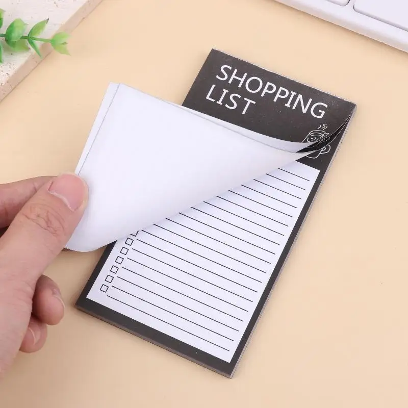 NEW NEW Magnetic Memo Pad Fridge Message Board Portable Tearable Notepad Memo Planner Shopping List For Home Office School