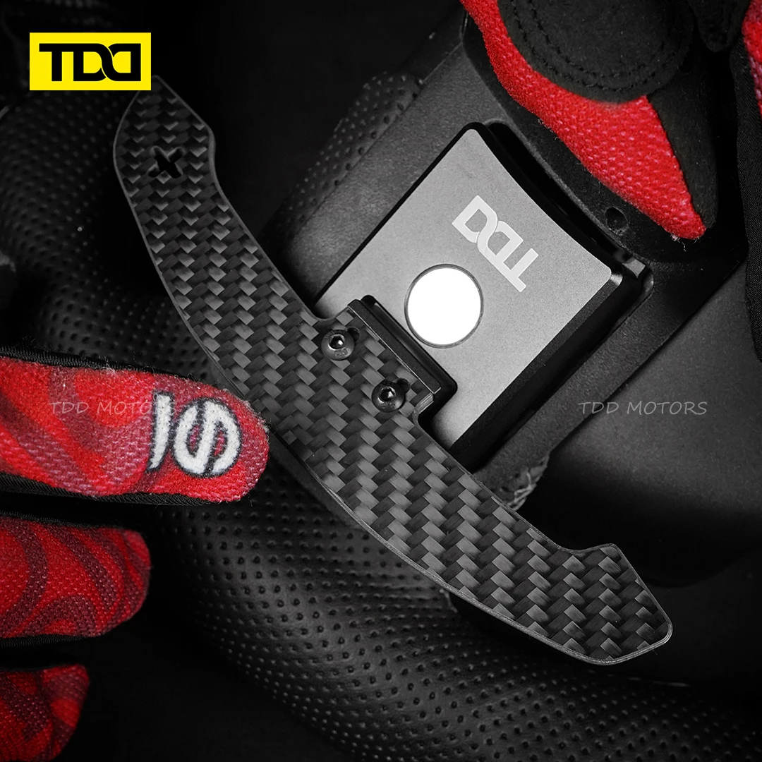 

TDD Carbon Fiber Magnetic Paddles Shifter Compatible with Mustang GT/Shelby 2015 - 2023 Steering Wheel Paddle Shifter Extension