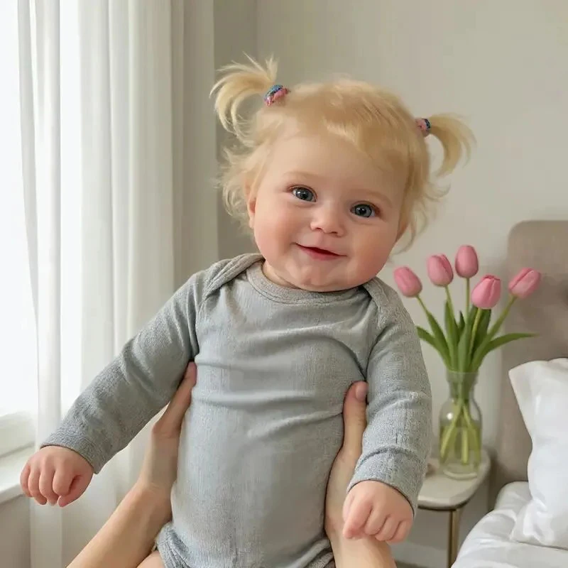 20Inch Maddie Reborn Doll Full Vinyl Handmade High Quality with 3D Paint Visible Veins Waterproof Bath Toy