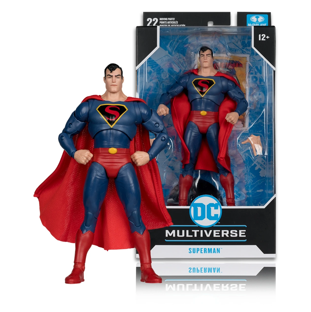 McFarlane Toys Show 1940 Superman 18cm figura de acción DC Multiverse Classic 1940 animación Superman modelo muñeca