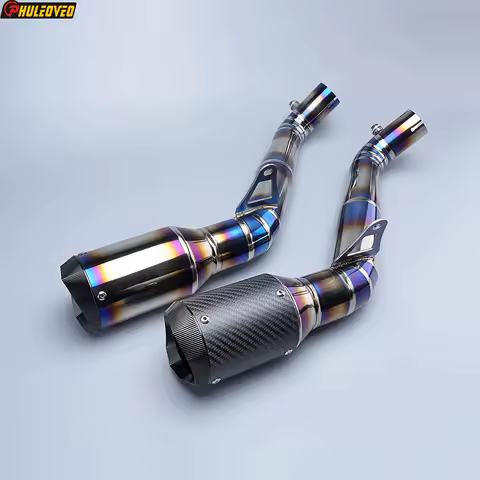 Titanium Alloy Carbon Fiber for Honda CBR1000RR 2008-2016 CBR1000RR SP 2014-2016Motorcycle Exhaust Slip-on Mid Link Pipe Muffler