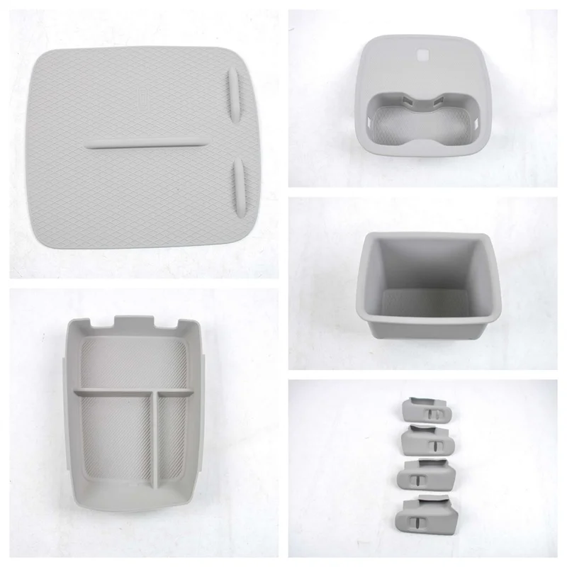 Pour Leapmotor B10-2025 2026 : Moulures intérieures, boîte de rangement pour accoudoir central, couvercle de boîte de rangement pour accoudoir de porte en plastique