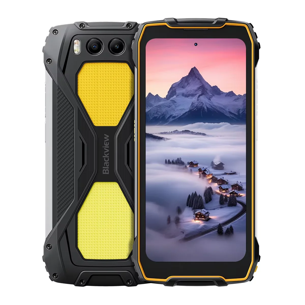 Blackview BV7300 robuuste telefoon, 6 GB + 256 GB, Android 14 gamingtelefoon, 15000 mAh + 45 W robuuste smartphone, 50 MP + 30 MP camera NFC / Dual SIM