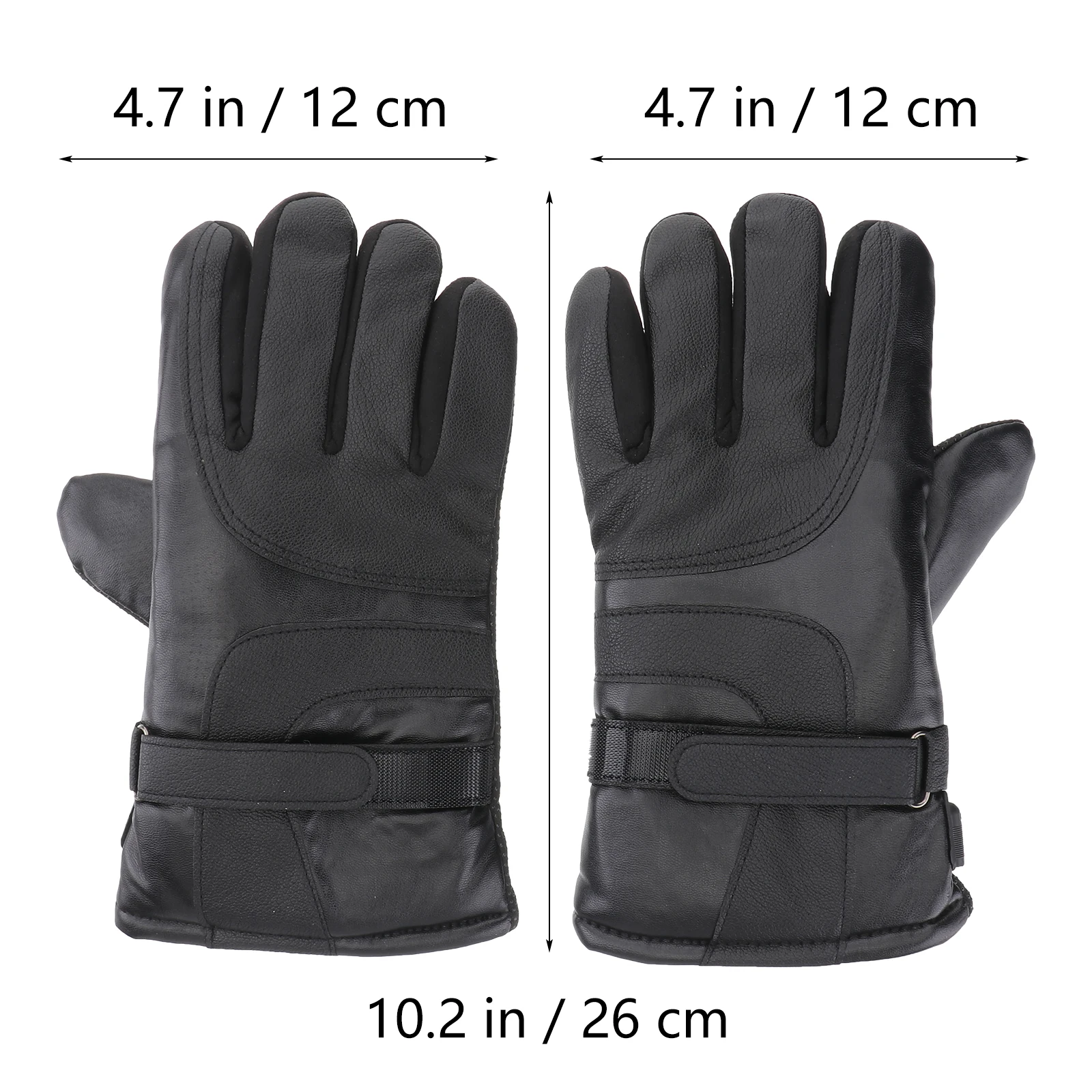 Winter Motorcycle Riding Gloves Electric Heating Gloves Winter Warm Gloves USB Heated Thermal Touchscreen Gloves Skiing Cycling