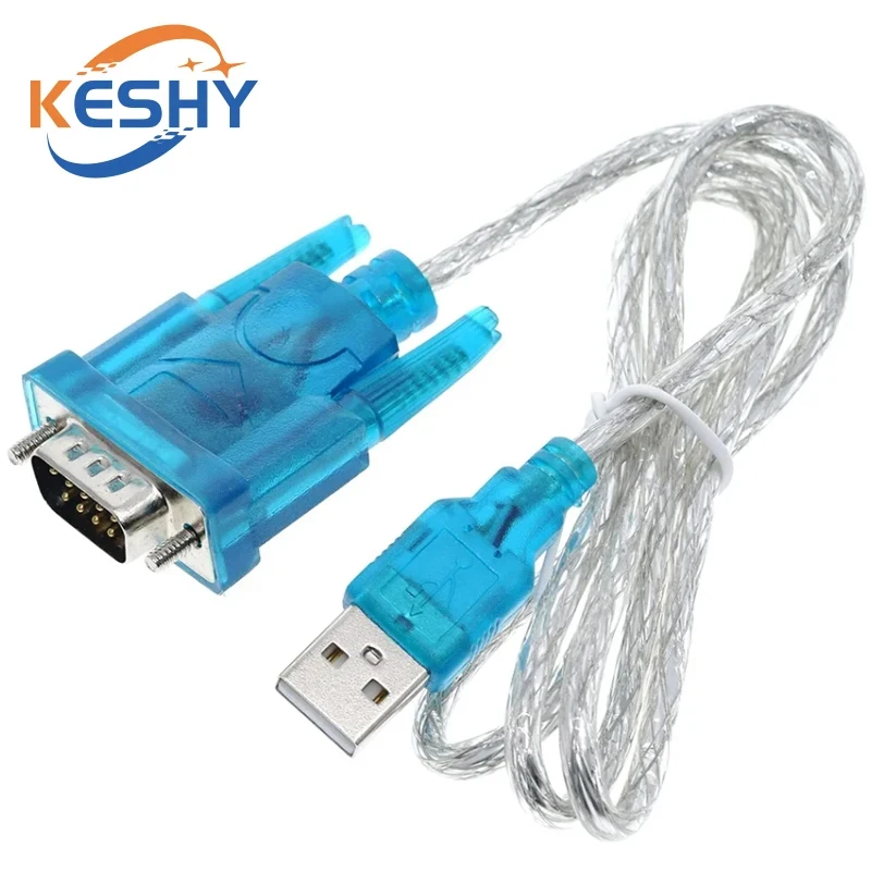 1-10 قطعة جديد HL-340 USB إلى RS232 COM ميناء المسلسل المساعد الشخصي الرقمي 9 دبوس DB9 مهائي كابلات دعم Windows7 64 #2
