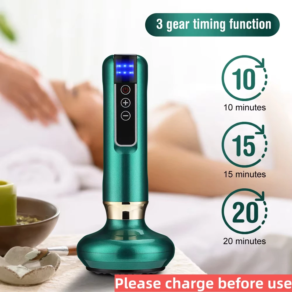 

Электрический баночный нагревательный массажер, вакуумная присоска GuaSha, антицеллюлитный, красота, здоровье, соскабливание, инфракрасное тепло, массаж для похудения