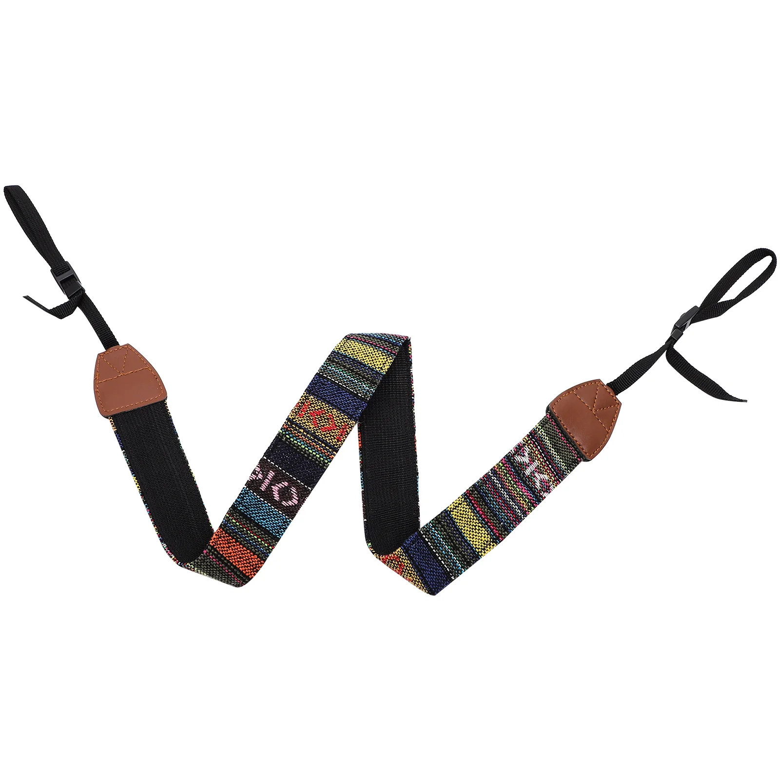 

Canvas Camera Strap for DSLR Brown Retro Adjustable Length Wide Shoulder Neck Outdoor Photography Sling Durability