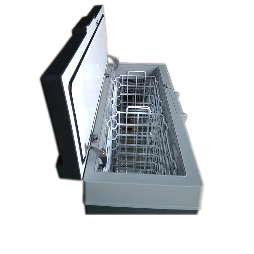 ملحقات السيارة الجديدة والأصلية SKR2025-001 ثلاجة السيارة الفاخرة 80L للحافلة الصغيرة/المدرب