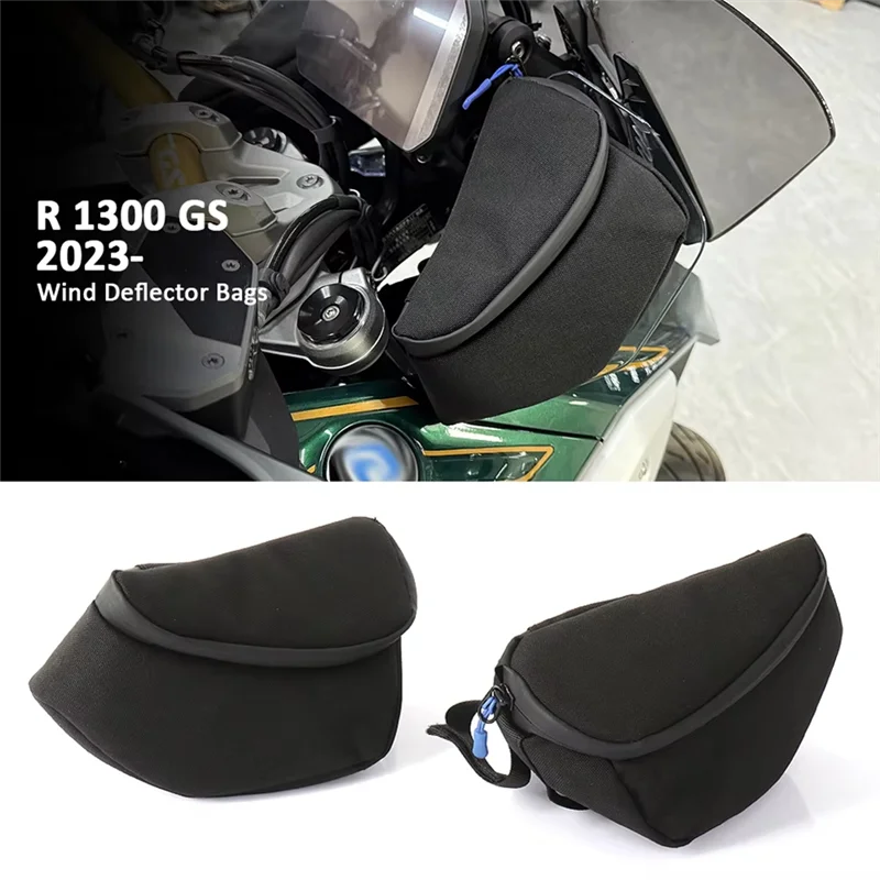 

Motorcycle Accessories Wind Deflector Bags Windscreen Waterproof Tool Bag Kit For BMW R1300GS R 1300 GS 2023 2024