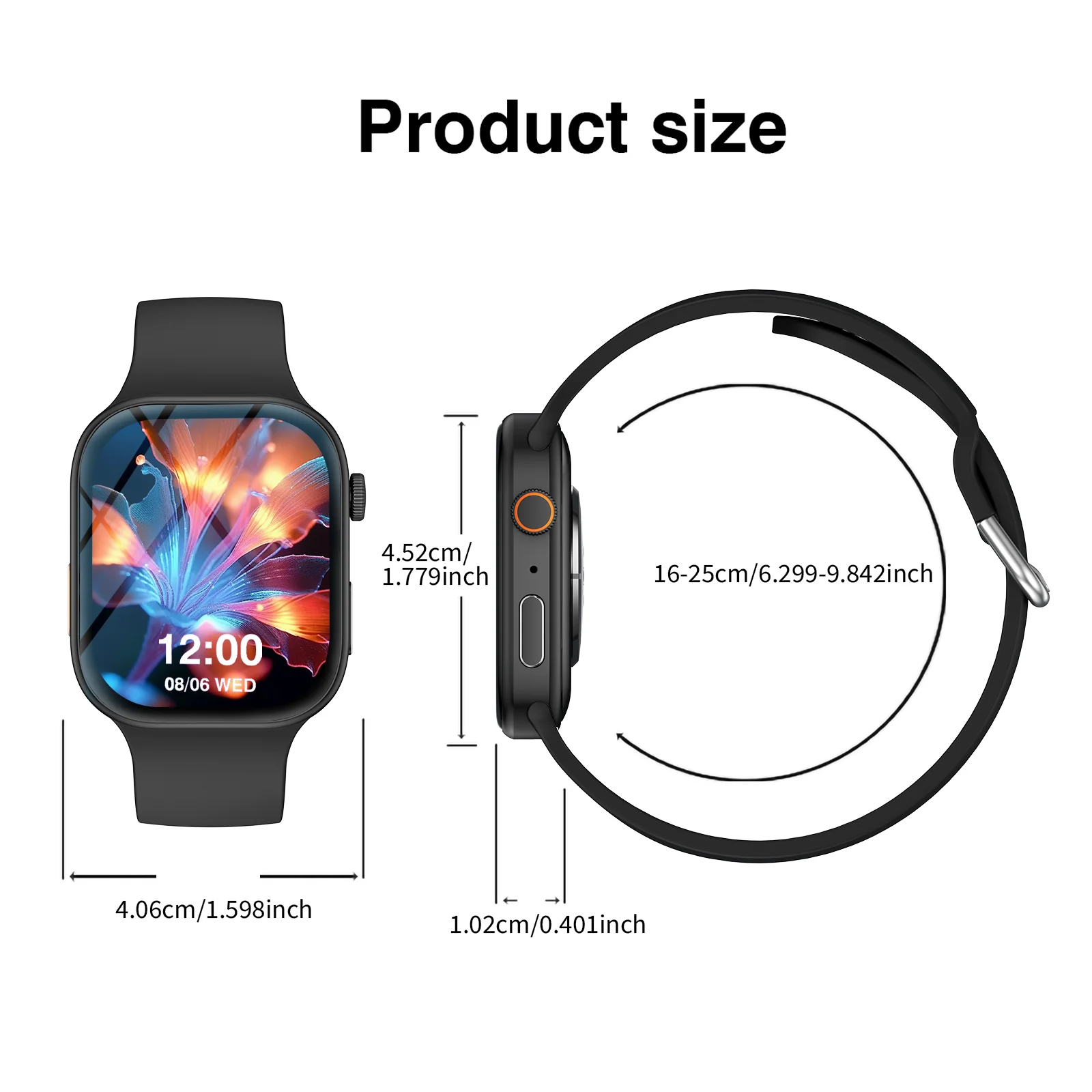 ساعة ذكية بلوتوث مكالمة رسالة عرض اللياقة البدنية سوار مراقبة هدية عيد الميلاد مناسبة لهاتف Android iPhone