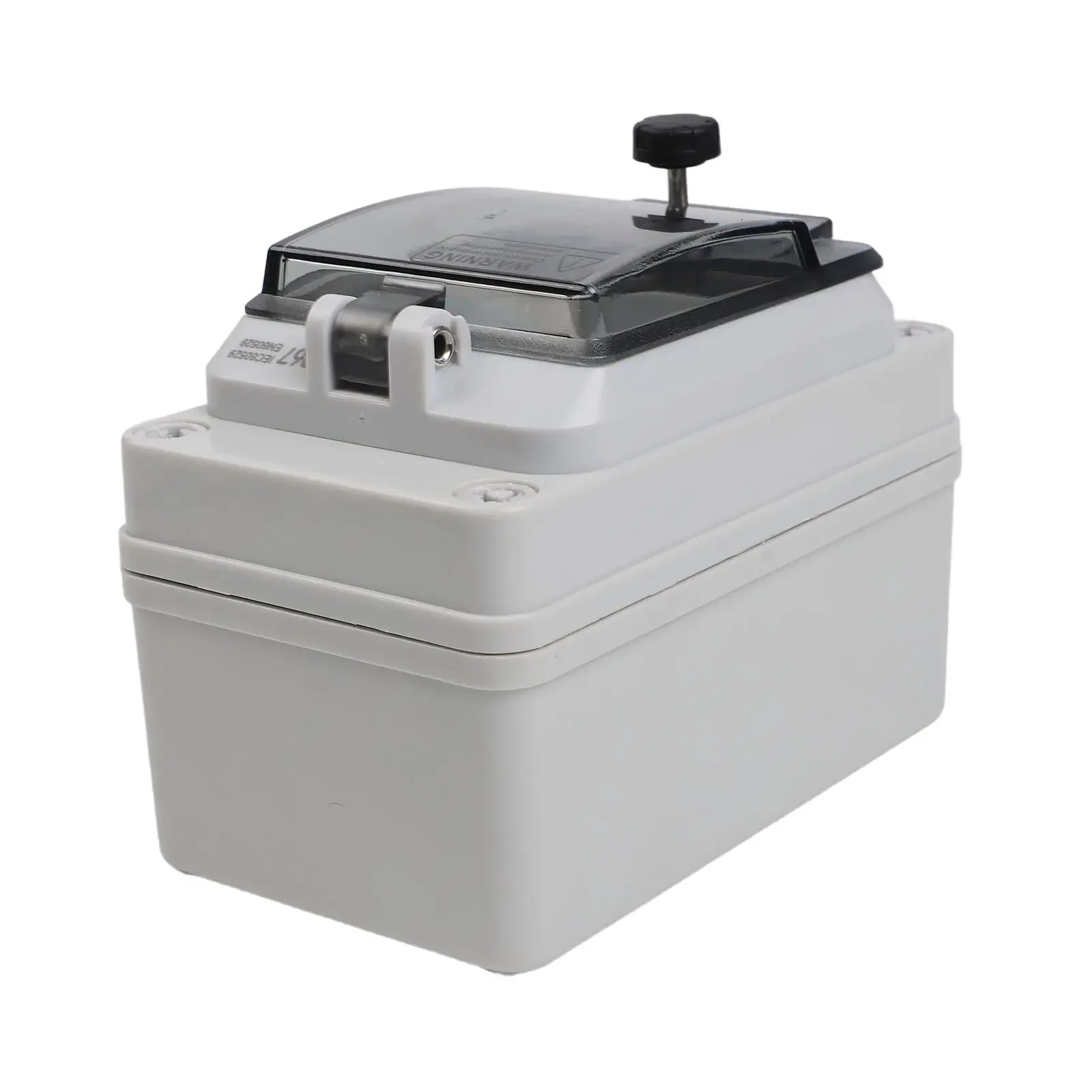 Outdoor Waterproof Control Button Box with IP66 Rating Single Hole Enclosure and Leak Proof Switch Cover for Industrial Use
