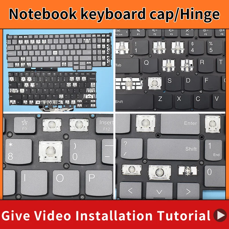 Replacement for Lenovo ThinkBook 15 16 15P 16P Gen 5 4 4+ 3 2 1 15.6-inch 2023 2024 Keyboard Keycap Hinge