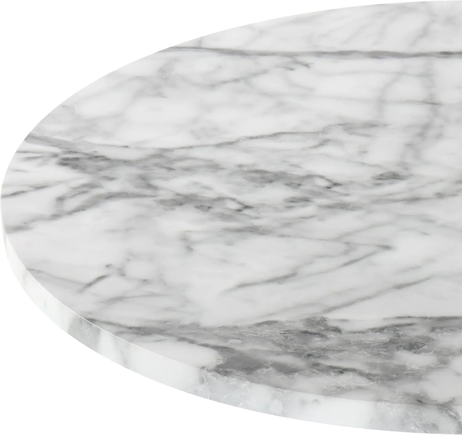 24'' Round Cocktail Bar Table with Metal Base, Tall Bistro Pub Table, Counter Bar Height Table for Kitchen, Dining Room, Living