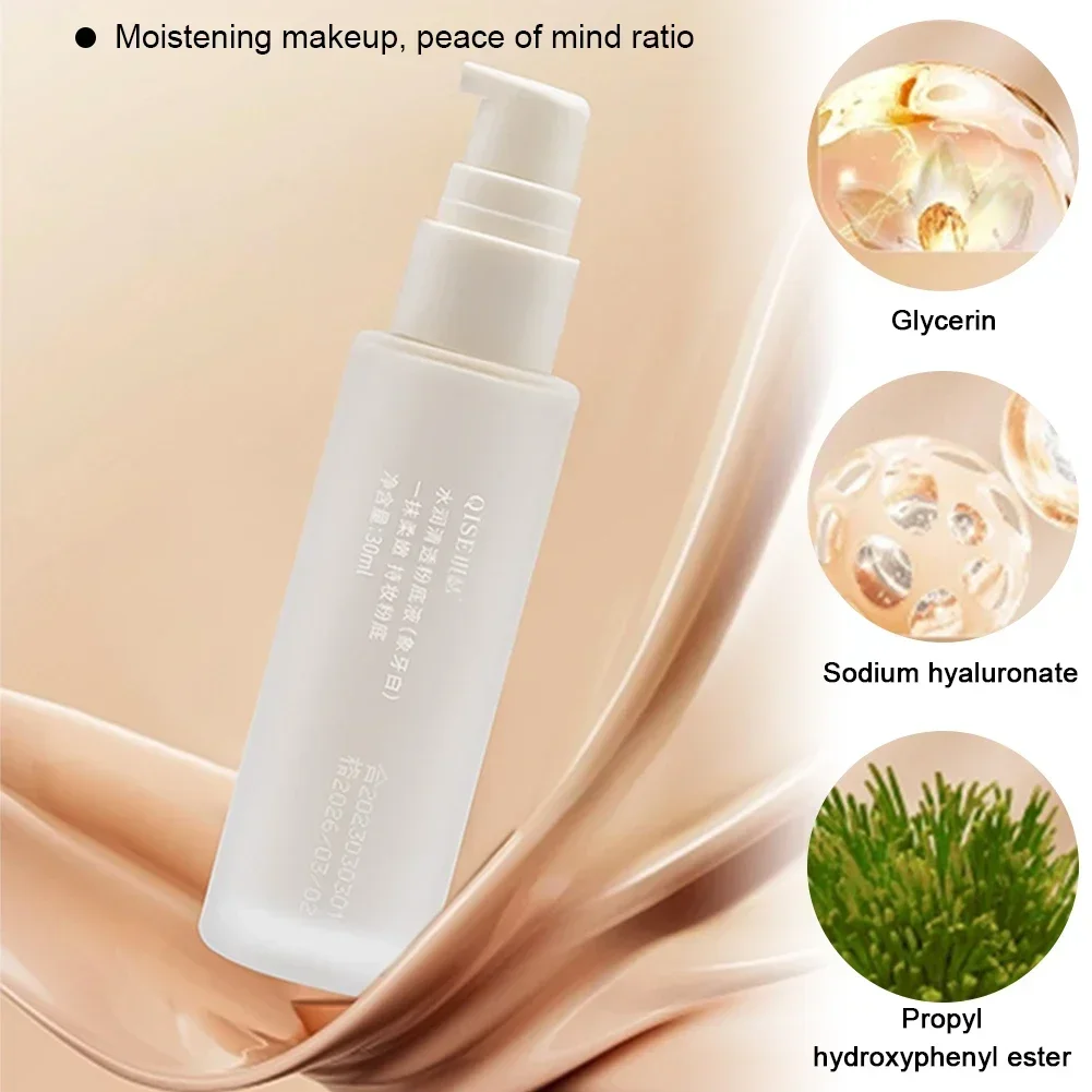 30ml Watery Moisturizing Liquid Foundation Light Concealer Matte Oi...