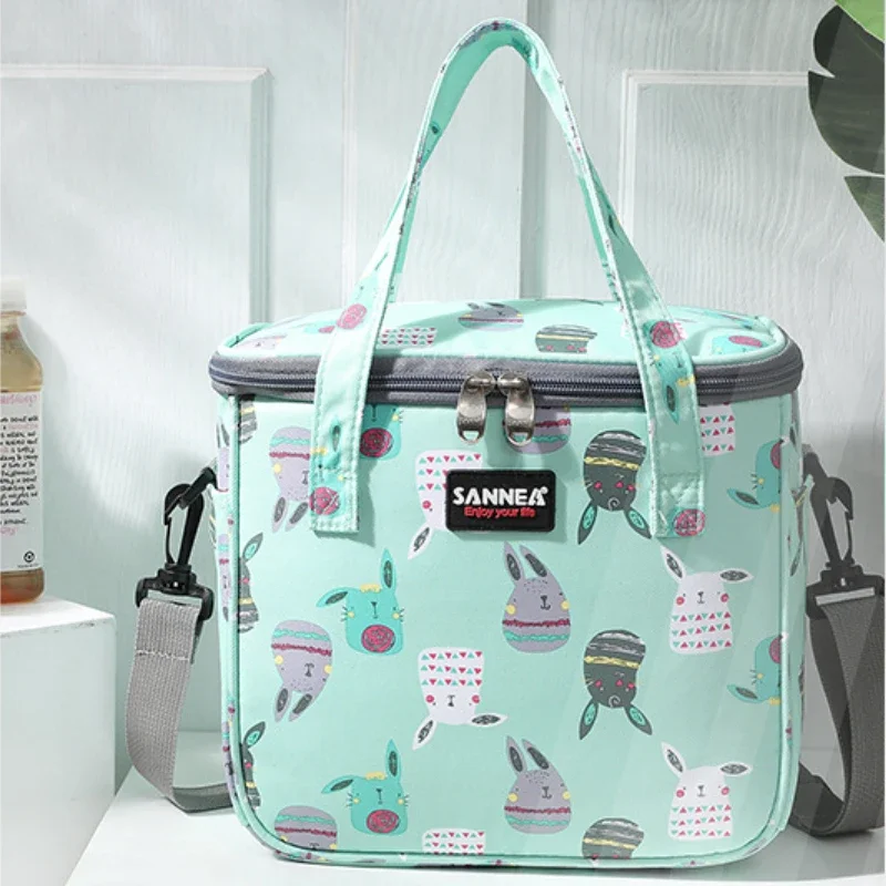 

7L Lunch Tote Bag Portable Thermal Insulated Lunch Shoulder Food Bag Large Cooler Picnic Bags Box for Women Men Thermo Lunch Box