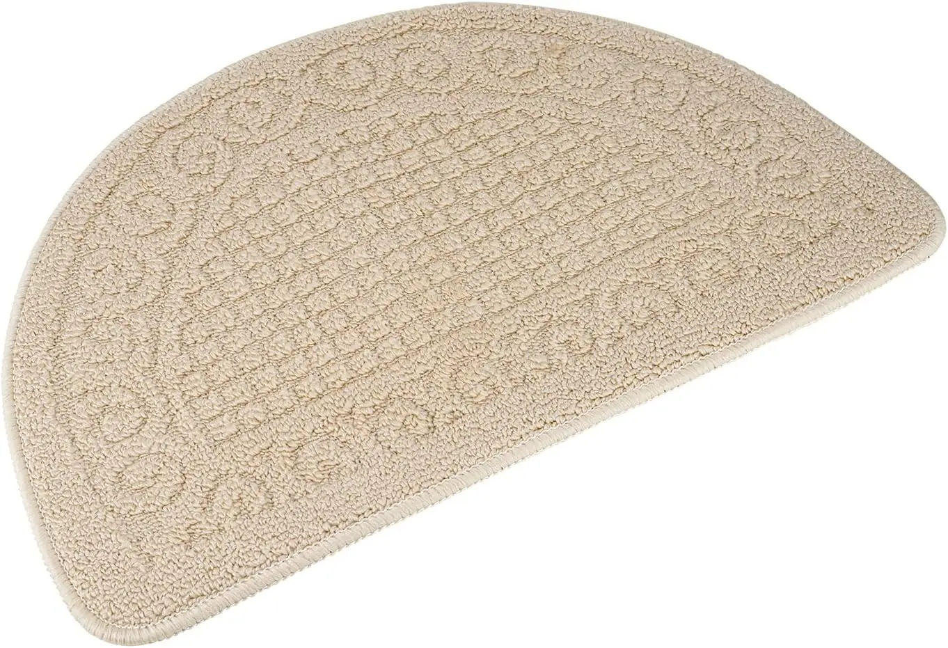 

Half Round Non-Slip Kitchen Bathroom Doormat Floor Rug, Keeps Floors Clean, Home Decor, Camel