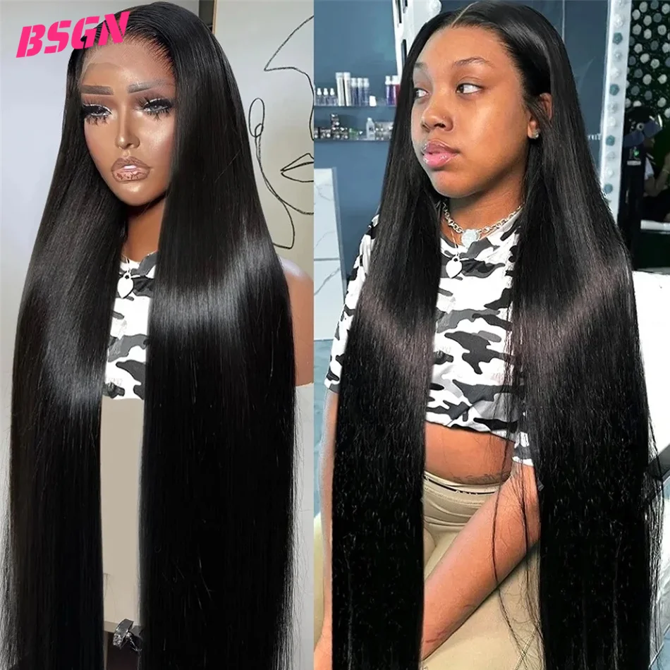 

Hd Lace Frontal Wig Human Hair Straight Lace Front Wigs 13X4 Glueless Human Hair Wig Preplucked Bleached Knots Human Hair Wig