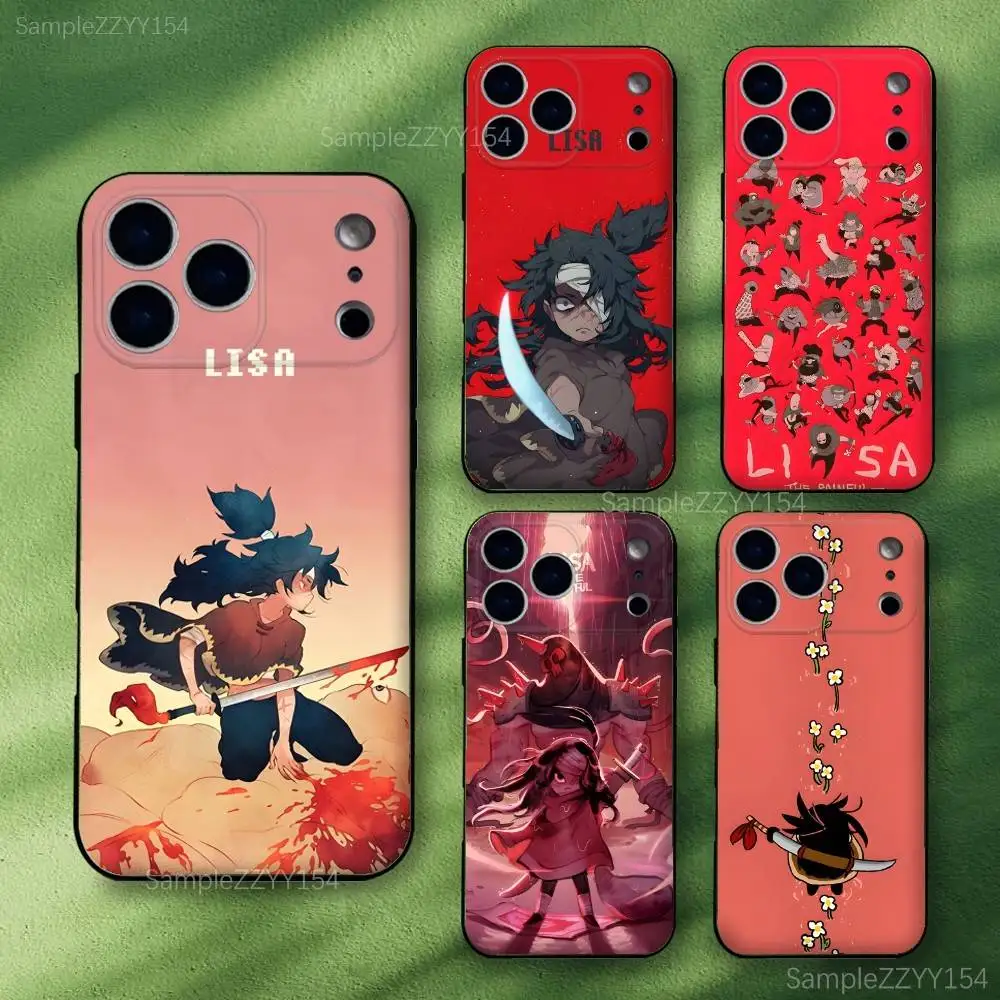 

Game L-Lisa The Joyful Phone Case For 15,16,17,13,14,11,12,Pro,Max,Plus,E,Air,Mini Shockproof Silicone Soft Cover