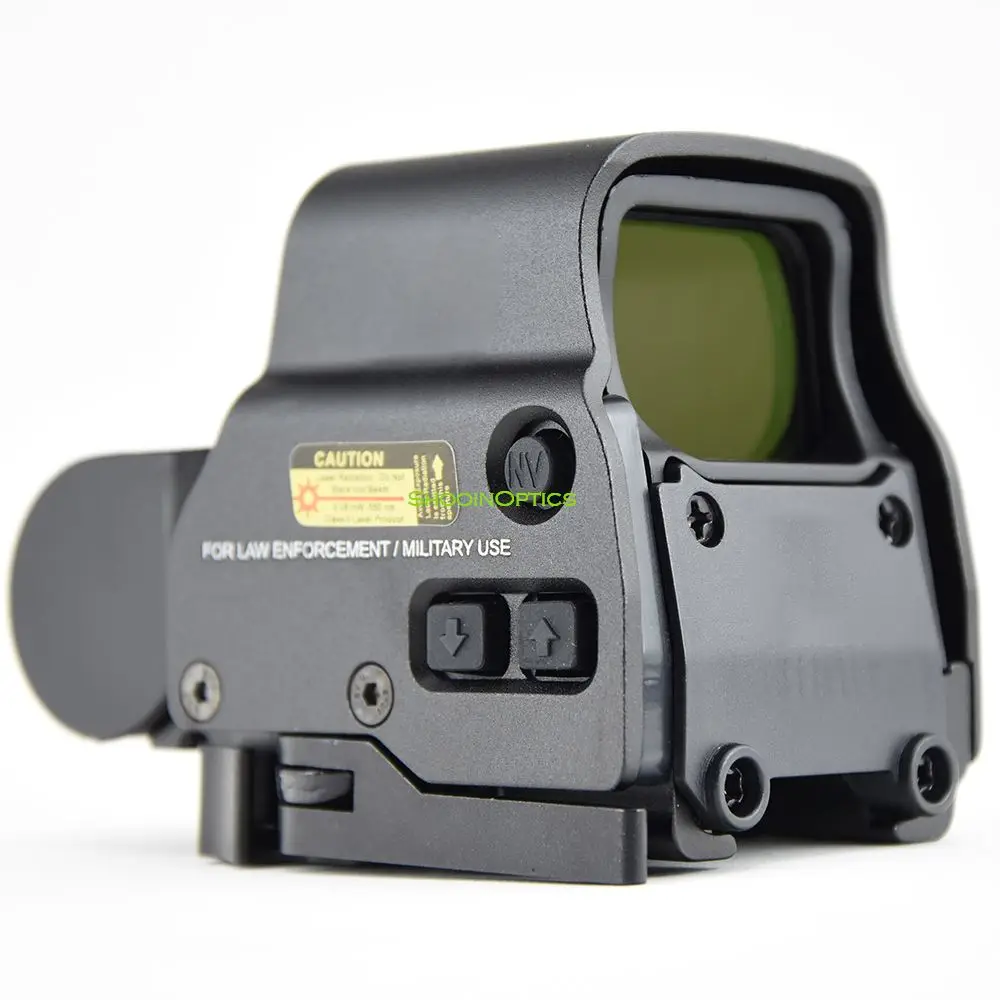 Tactical Airsoft Holographic Reflex 558 1x Red Dot Sight Collimator Scope 20mm Quick Release Mount Base