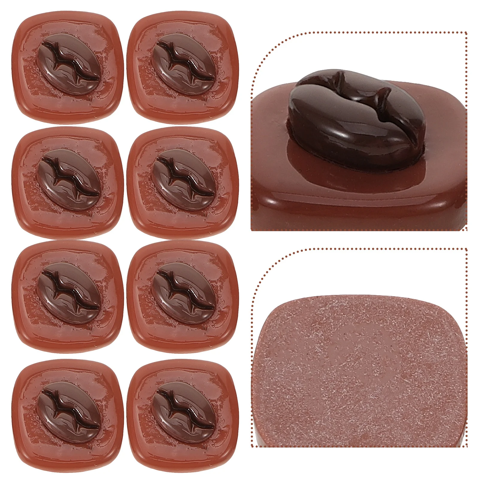 20 قطعة الشوكولاتة المصغرة الحرف الغذائية الصغيرة Diy بها بنفسك جراب هاتف Charms المفاتيح اكسسوارات ديكور الشوكولاته الدعائم منزل طعام صغير