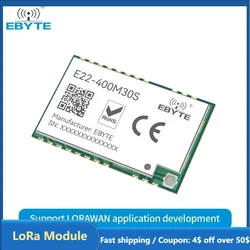 SX1268 433MHz Wireless Module Development Board RF 32M High-Precision TCXO 12000m EBYTE E22-400M30S IPEX Stamp Hole Antenna SPI