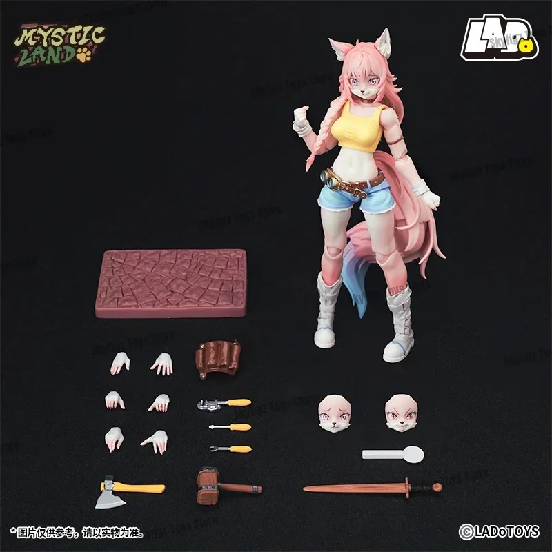 

In Stock LADoTOYS Magic Continent Leia-Candy Land Style 1/12 LiYa Alopex Movable Figure Pink Figure Model Collection Gift