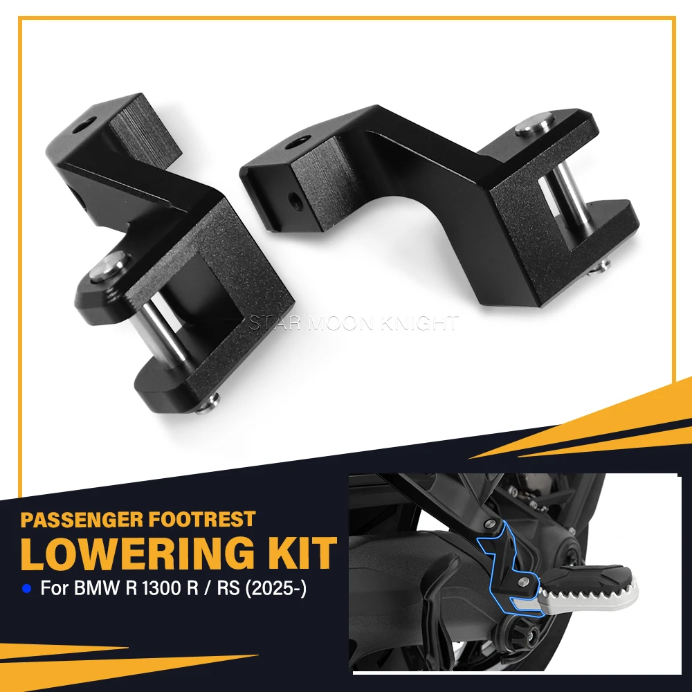 for-bmw-r1300rs-r1300r-r-1300-r-rs-2025-2026-accessories-motorcycle-passenger-footrest-lowering-adjustable-kit-aluminum